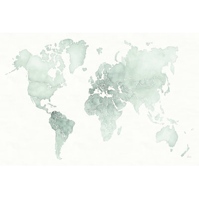 Aquarelle Wanderlust menthe