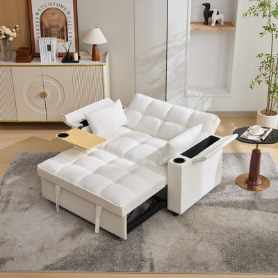 2 Seater Fabric Sofa Bed