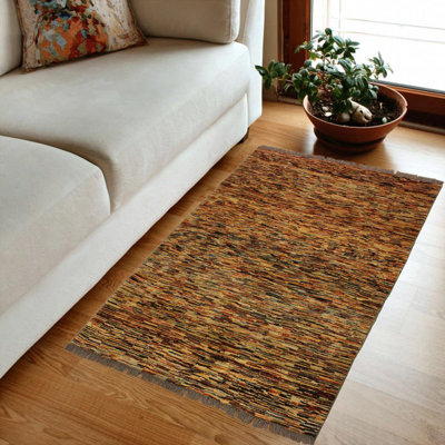 Wool Abstract Indoor Rug