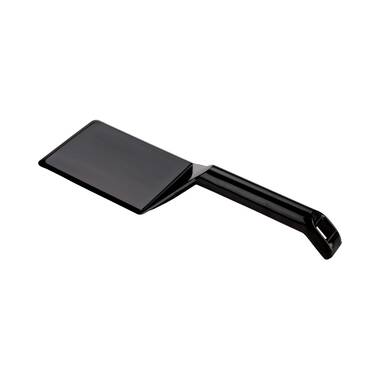 Cater Tek Black Plastic Serving Spatula - Recyclable - 10 inch - 100 Count Box