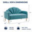 Causeuse standard en bois massif et manufacturé Billijo-424642671-423687094