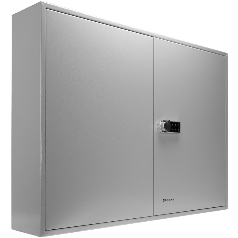 Boîtier 400 clés à serrure réglable avec serrure numérique gris