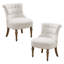 Chaise d'appoint d'appoint en chenille 24,4 po de largeur (ensemble de 2)-410646765