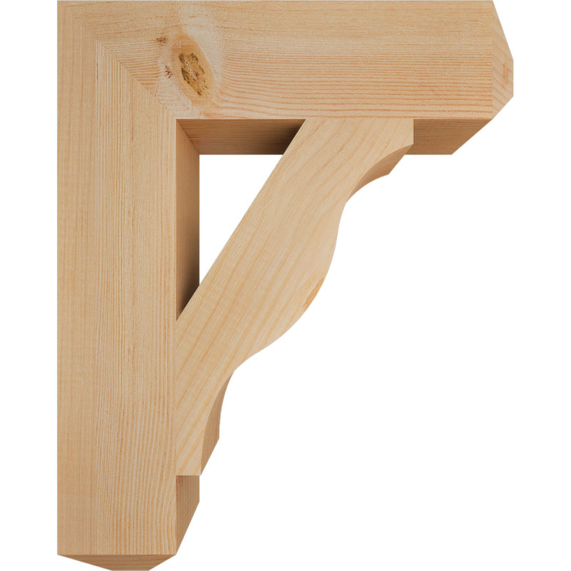 Support pour artisan Funston, Sapin de Douglas, Lisse, H 20 po x l 3,5 po x P 16 po