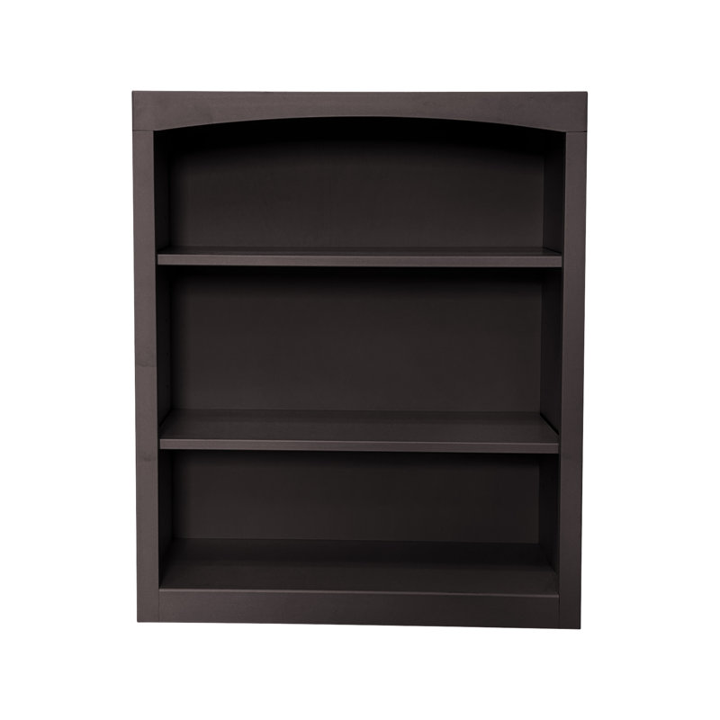 Bibliothèque classique Ossy, (3 tablettes) H 36 po x l 30 po x P 12 po, Noir uni