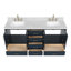 Ensemble de meuble-lavabo double 73 po Abita-93359229