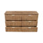 Tammie 6-Drawer Reclaimed Pine Dresser, Brown