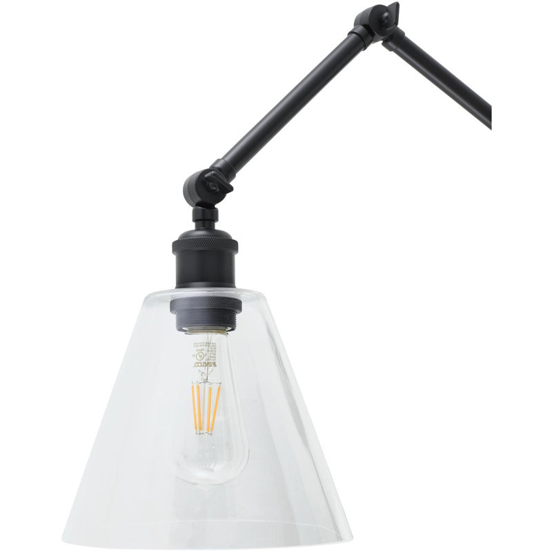 Daveona Wall Sconce, Matte Black