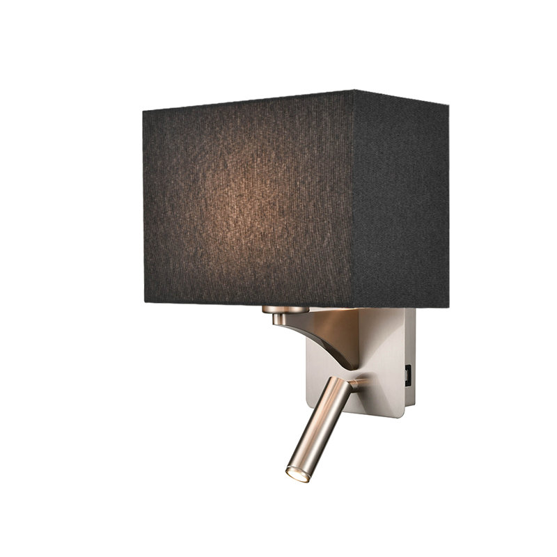 Shellenbarger LED Armed Sconce, Black