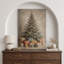 Œuvre d'art de Noël rétro, photos de salon, impression sur toile encadrée-132863220-132863226