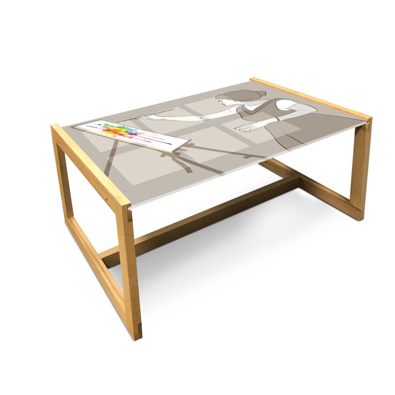 Jacklyne Sled Coffee Table, 40cm H x 91cm W x 62cm D