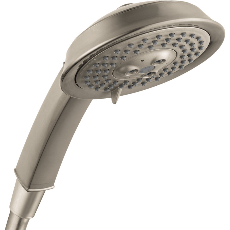 Raindance C 100 Massage/Jet Handheld Shower Head, Brushed Nickel