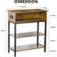 Table de chevet Noell en brun