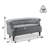 Charlton Home® 55" Livingroom Linen Loveseat.-581828275