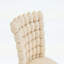 Fauteuil d'appoint ergonomique capitonné avec pieds dorés brillants-487402311