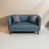 Blue Faux Leather