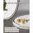 Daania Oval LED Wall Mirror With Defogger, White Floating Backlit Bathroom Mirror, Etl & Fcc-828603719
