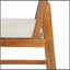 4 pièces Tabouret de bar extérieur noir en bois d'acacia massif et osier tissé Arly
