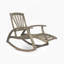 Chaise à bascule inclinable