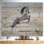 Photographie d'un cheval blanc au galop-35105328-35105345