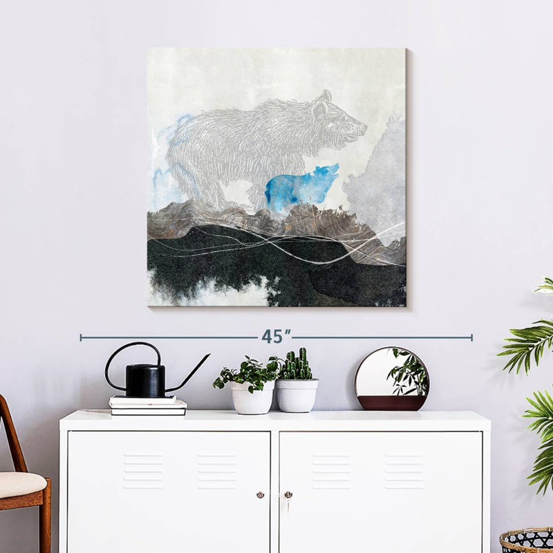 Crowle Grizzly Bear, 30" H x 30" W