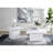 White High Gloss End Table