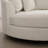 59.8" W Upholstered Oversized Slipcovered Accent Barrel Lounge Chair With Crescent Storage Ottoman-481504838