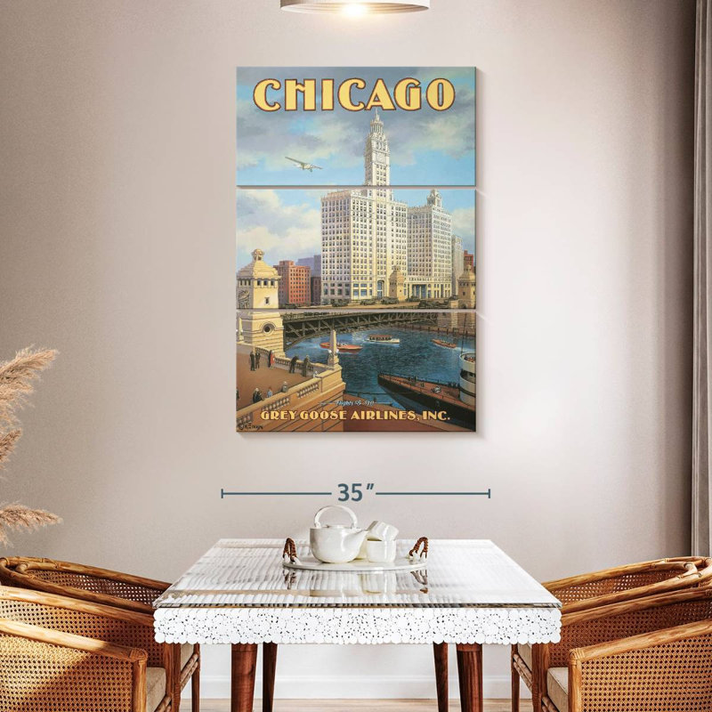 Sireci Chicago, 50" H x 32" W