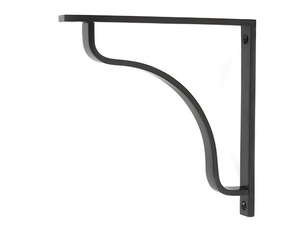 Abingdon Shelf Bracket, Aged Bronze, 20cm H x 7.9cm W x 2cm D