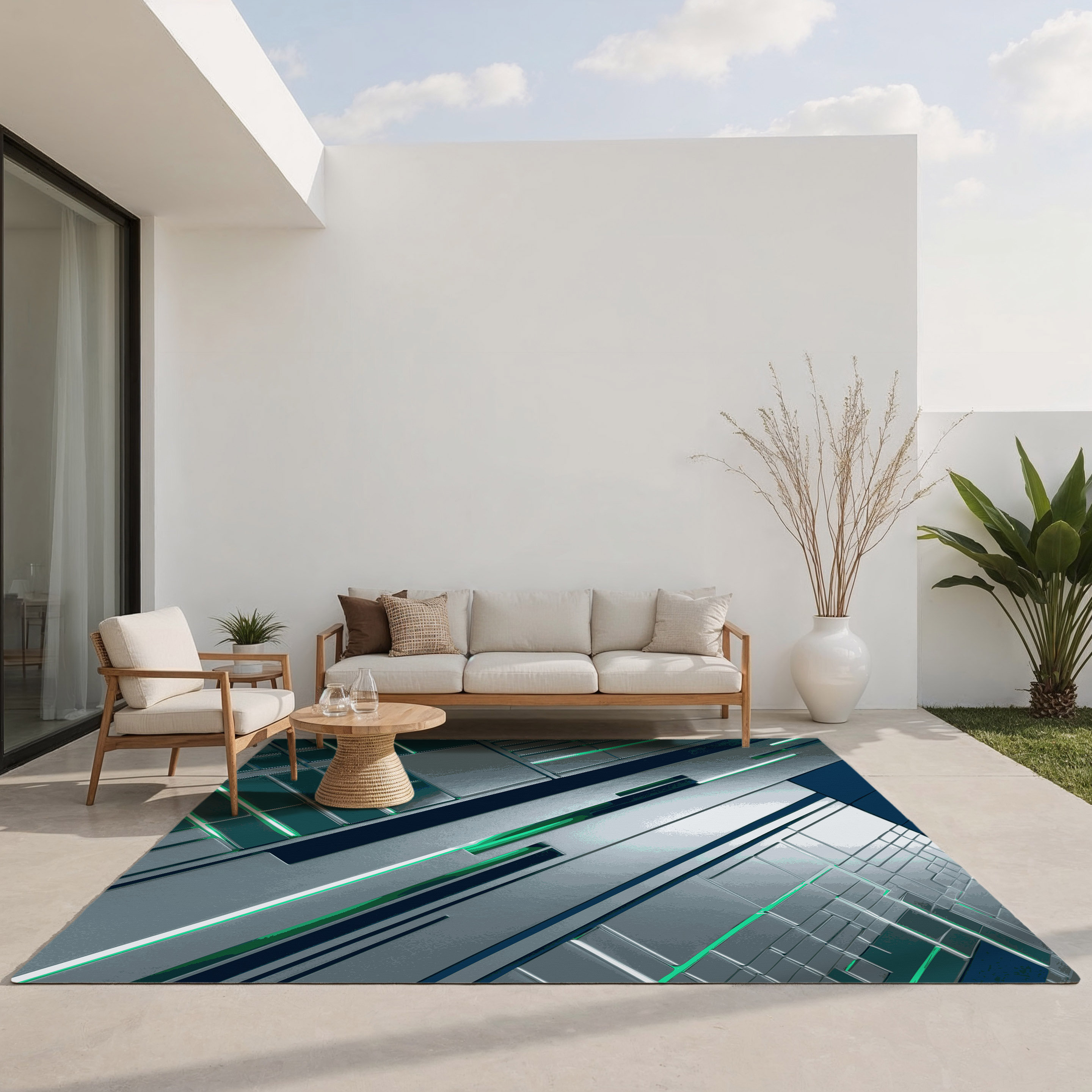 Aparthotel 4 Valladolid Reference: Wrought Studio Stellar Nexus Indoor And Outdoor Area Rug