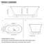 66.73'' x 30.5'' Bathtub