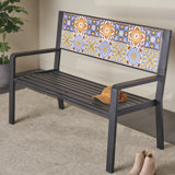 Ciresica Metal Outdoor Bench