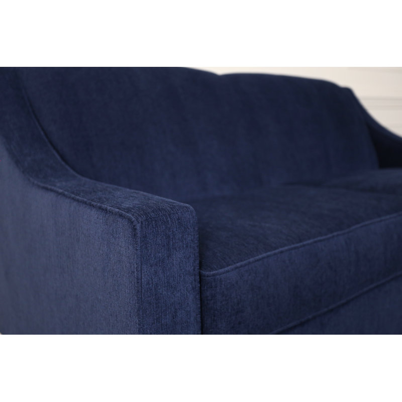 Sofa Bed, Saylor Navy 100% Polyester