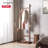 71 Inch Freestanding Solid Rubber Wood Coat Rack Minimalist Indoor Wood-Tone Brown for Entryway Bedroom Living Room