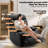 Small Recliner Chair Manual Standard Recliner ,modern Recliners For Small Spaces,single Reclining Sofa-Black-870684808
