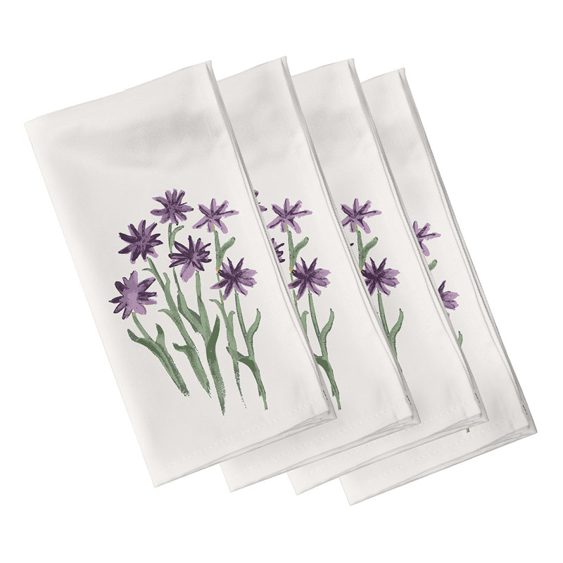 Lurdes Aster Napkins, Purple
