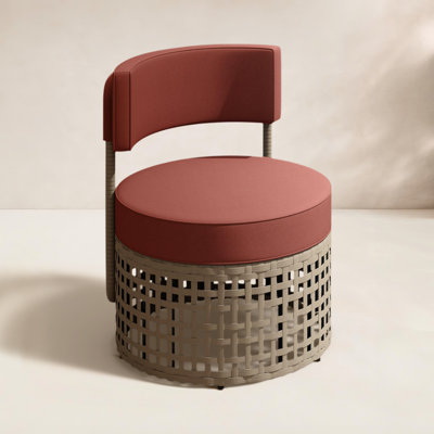 Cateline Outdoor Armless Lounge Chair