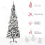 Arbre de Noël artificiel 7,5 pi avec 7,5 branches de pin réalistes, pommes de pin et baies