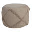 Repose-pieds cylindrique en coton 18 po