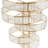 31.5''W Wedding Gold Crystal Flower Stand