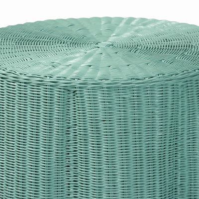 Console Scallop Natural Rattan
