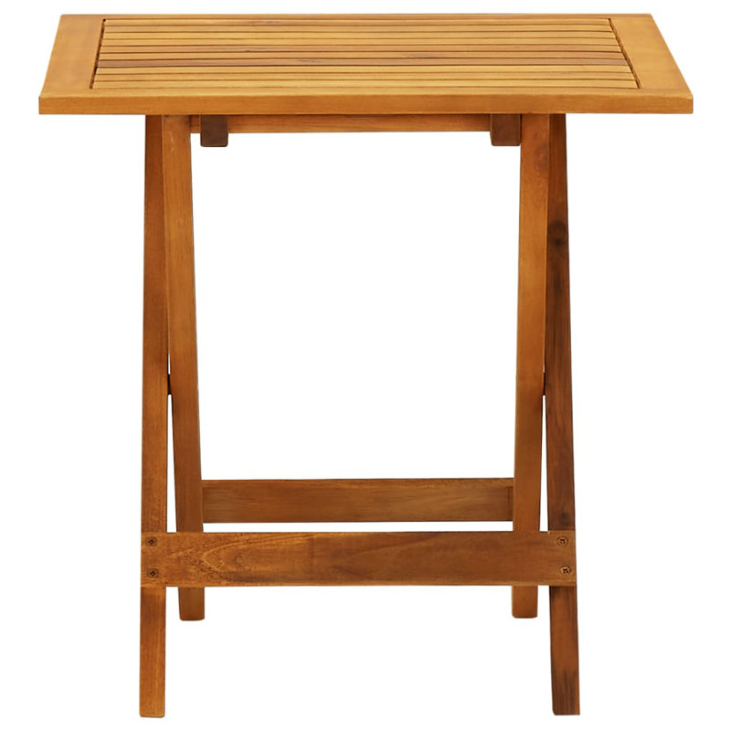 Rylie Square Folding Outdoor Coffee Table , 46cm cm W 46cm cm D, Brown