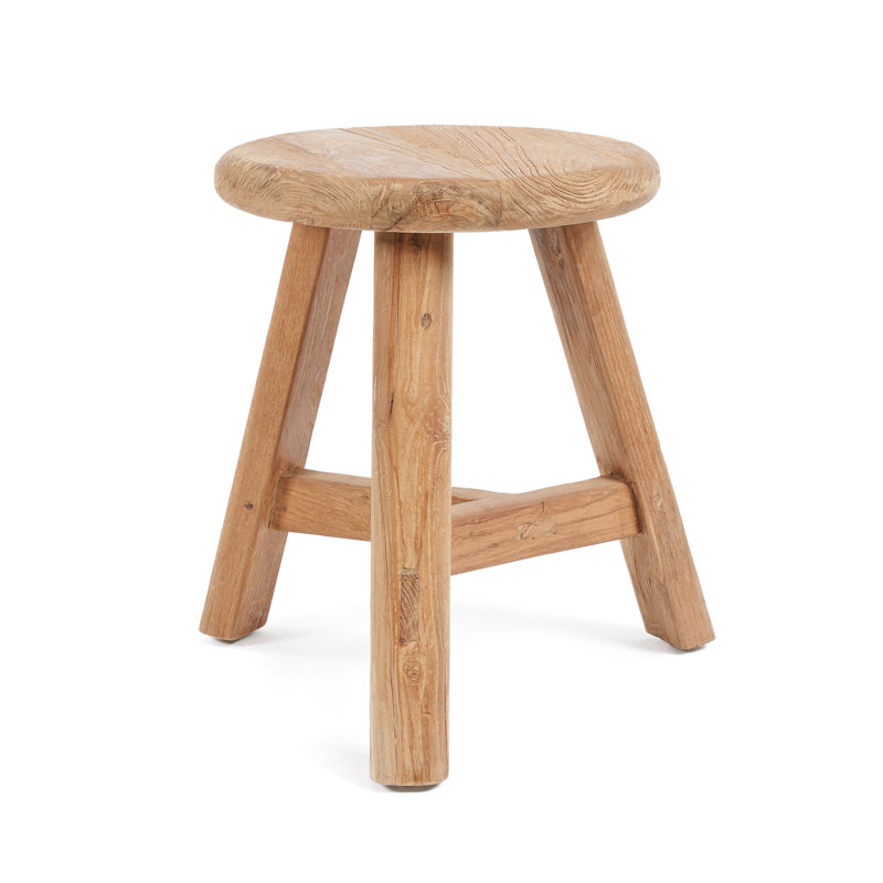 Jamul Solid Wood Accent Stool