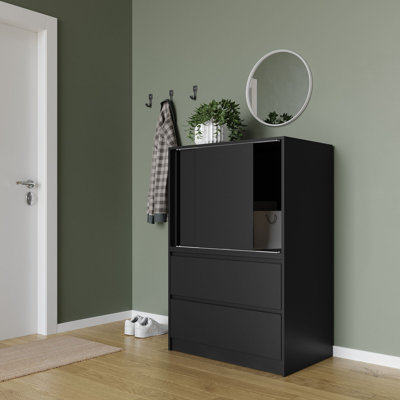 Medium Density Fiberboard (MDF) Rectangle Accent Cabinet