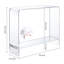 30" Acrylic Console Table with Shelf