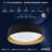 17-Inch LED Flush Mount Ceiling Light, 5CCT, 2420 Lumens, 34W CRI 90 Dimmable Ceiling Light Fixture With Interchangeable Canopy