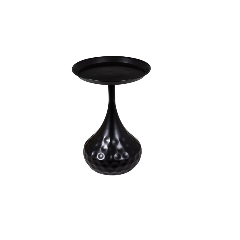 Cassoday Side Glamour Coffee Table with Decorative Accents on Base