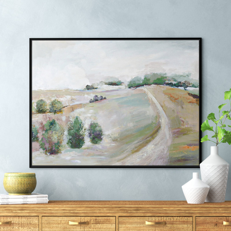 Country Road Hill by Allison Pearce, Black, 31.5" H x 41.5" W
