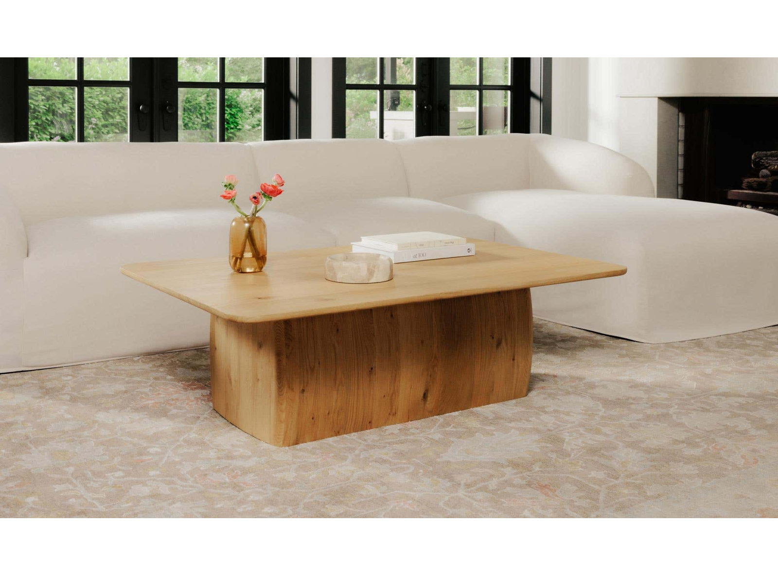 Winston 55" Oak Coffee Table