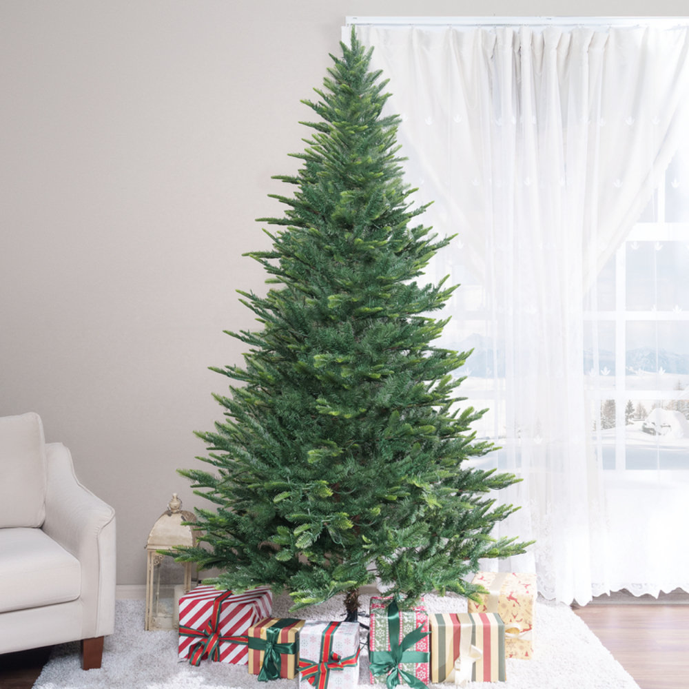 9' Pre-Lit Spruce Christmas Tree, 9 ft
